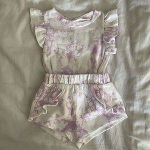 Tie Dye Baby Girl Set